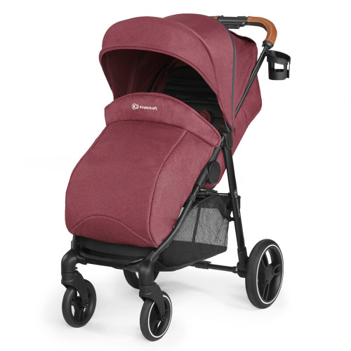 Прогулянкова коляска Kinderkraft Grande 2020 Burgundy (202388) — 15706