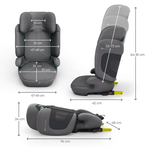 Автокресло Kinderkraft Xpand 2 PRO i-Size Grey (KCXPPR02GRY0000) — 23364 Автокресло Kinderkraft Xpand 2 PRO i-Size Grey (KCXPPR02GRY0000) — 23364