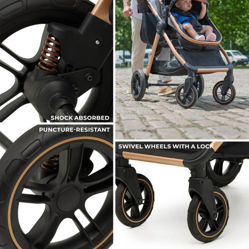 Універсальна коляска 3в1 Kinderkraft Esme Pro Sand Beige (KSESME00BEG300N) — 23352