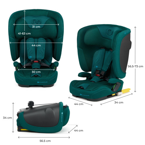Детское автокресло Kinderkraft Fix2Go i-Size Green (301244) — 21679 Детское автокресло Kinderkraft Fix2Go i-Size Green (301244) — 21679