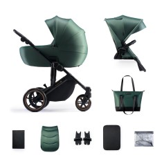 Універсальна коляска 2 в 1 Kinderkraft Prime 2 Dark Green (KSPRIM02GRE2000)