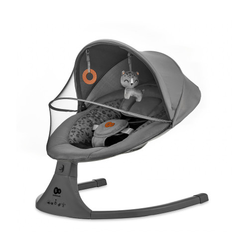 Крісло-гойдалка Kinderkraft Lumi 2 Dark Grey (KBLUMI02DGR0000) — 16044