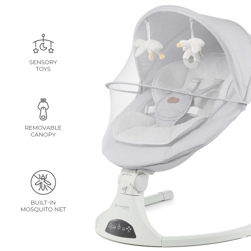 Електричне крісло-гойдалка Kinderkraft Tulsy Gray (301238) — 21673 Електричне крісло-гойдалка Kinderkraft Tulsy Gray (301238) — 21673