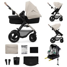 Універсальна коляска 3 в 1 Kinderkraft Moov 2 Air Light Gray (KSMOOV02LGR3000)