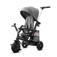 Трехколесный велосипед с родительской ручкой Kinderkraft Easytwist Platinum Grey (KKRETWIGRY0000)