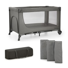 Ліжко-манеж Kinderkraft Joy 2 Dark Grey (KLJOY02DGR00000)