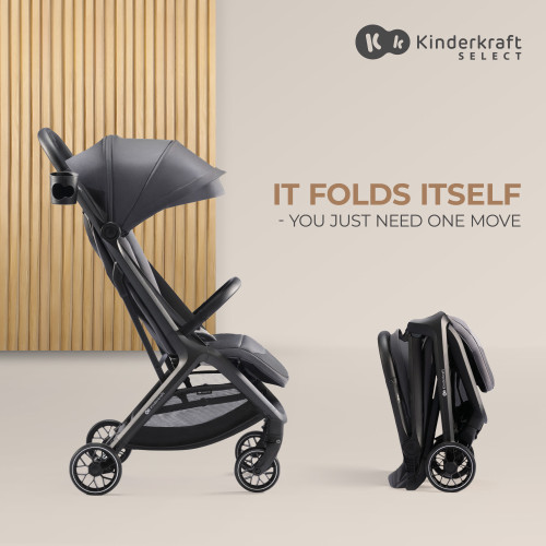 Прогулянкова коляска Kinderkraft Nubi 2 Cloudy Grey (KSNUBI02GRY0000) — 15991 Прогулянкова коляска Kinderkraft Nubi 2 Cloudy Grey (KSNUBI02GRY0000) — 15991