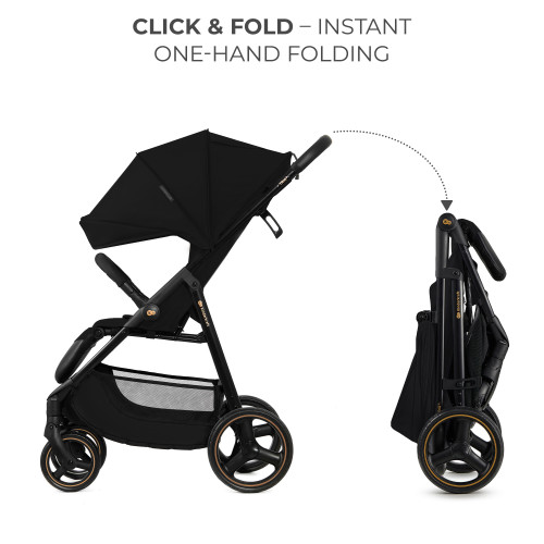 Прогулянкова коляска Kinderkraft Trig 3 Onyx Black (KSTRIG03BLK0000) — 16080