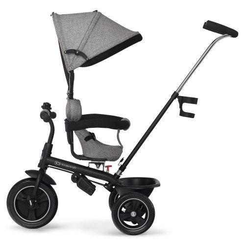 Триколісний велосипед з поворотним сидінням Kinderkraft Freeway Grey Melange (300020) — 15842