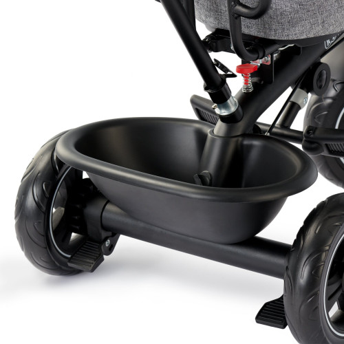 Триколісний велосипед з поворотним сидінням Kinderkraft Freeway Grey Melange (300020) — 15842