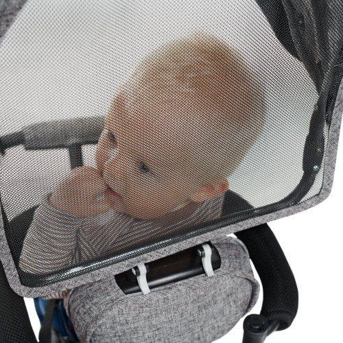 Триколісний велосипед з поворотним сидінням Kinderkraft Freeway Grey Melange (300020) — 15842