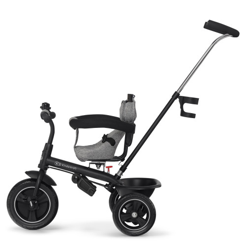 Триколісний велосипед з поворотним сидінням Kinderkraft Freeway Grey Melange (300020) — 15842