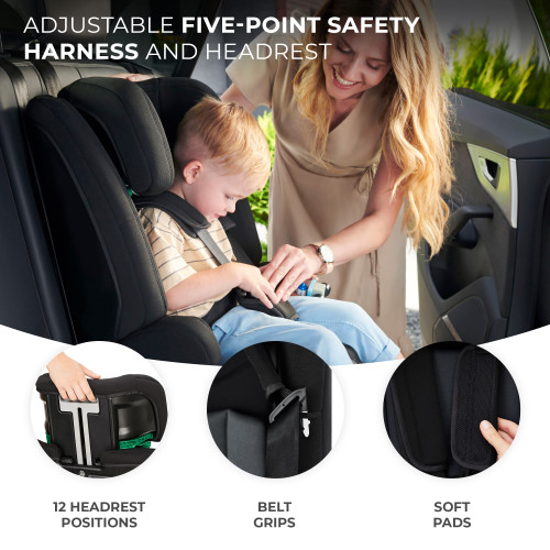 Автокрісло Kinderkraft Safety Fix 2 i-Size Grey (KCSAFI02GRY0000) — 16558