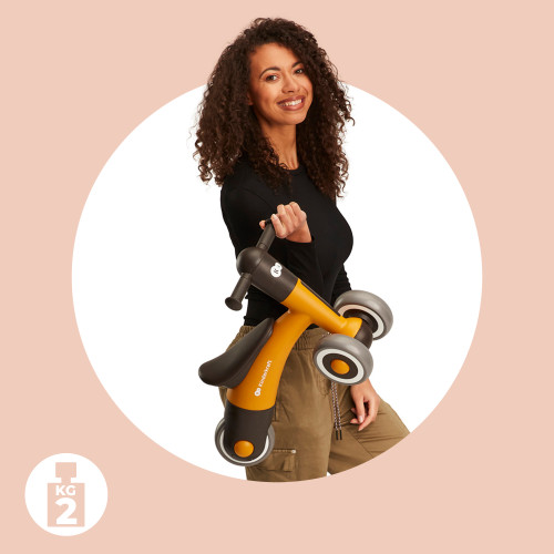 Каталка-біговел Kinderkraft Minibi Honey Yellow (KRMIBI00YEL0000) — 16764