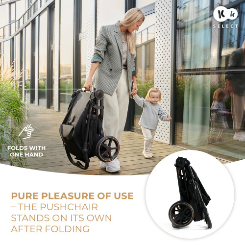 Прогулочная коляска Kinderkraft Mitzy Ink Black (KSMITZ00BLK0000) — 16076