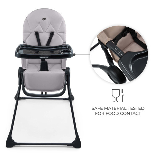 Дитячий стільчик для годування Kinderkraft Binci Grey (301240) — 21675 Дитячий стільчик для годування Kinderkraft Binci Grey (301240) — 21675