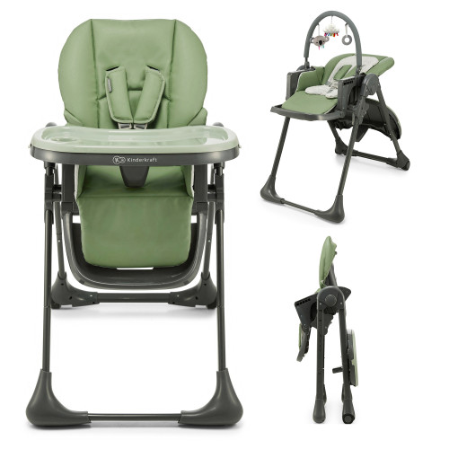 Стільчик для годувння Kinderkraft Tummie Green (KHTUMM00GRE0000) — 16055
