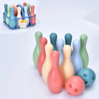 Игрушечный набор для боулинга, кегли 10 шт, шары 2 шт (MR 1429)