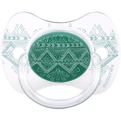Пустушка фізіологічна Suavinex Couture +18 міс Зелена (304235)