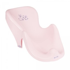 Горка для купания Tega Baby Зайчики, розовая (KR-003-104)