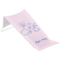Лежак для купання Tega Baby кролики світло-рожевий (KR-026-104)