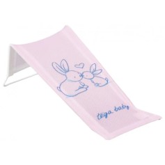 Лежак для купания Tega Baby кролики светло-розовый (KR-026-104)