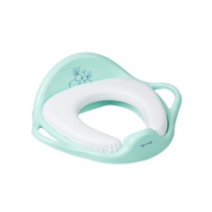 Туалетне сидіння м'яке Tega Зайчики м'ятний (KR-020-105)