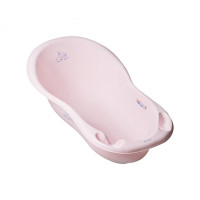 Ванночка Tega Lux 102 см со сливом Зайчики светло-розовая (KR-005-104)