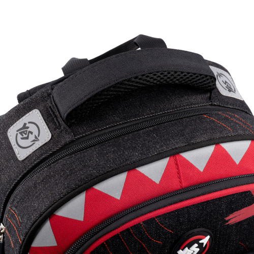 Рюкзак шкільний напівкаркасний YES S-91 Shark — 9552