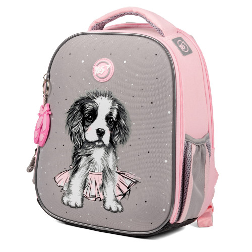 Рюкзак школьный каркасный YES Doggy Ballet H-100 — 9773 Рюкзак школьный каркасный YES Doggy Ballet H-100 — 9773