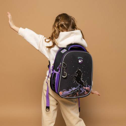 Рюкзак школьный каркасный YES Magic Unicorn H-100 — 9775 Рюкзак школьный каркасный YES Magic Unicorn H-100 — 9775