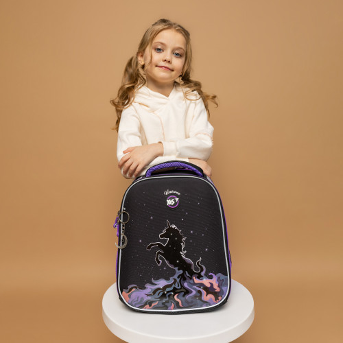 Рюкзак школьный каркасный YES Magic Unicorn H-100 — 9775 Рюкзак школьный каркасный YES Magic Unicorn H-100 — 9775