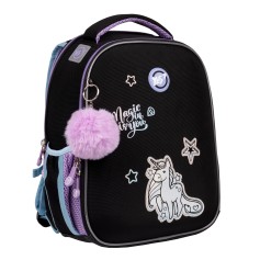 Рюкзак школьный каркасный YES Magic Rainbow Unicorn H-100