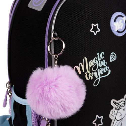 Рюкзак школьный каркасный YES Magic Rainbow Unicorn H-100 — 9777