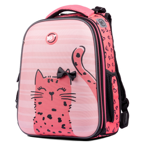 Рюкзак школьный каркасный YES H-12 Cats — 9713 Рюкзак школьный каркасный YES H-12 Cats — 9713