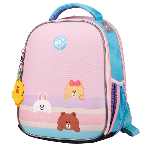Рюкзак школьный каркасный YES Line Friends H-100 — 9780 Рюкзак школьный каркасный YES Line Friends H-100 — 9780