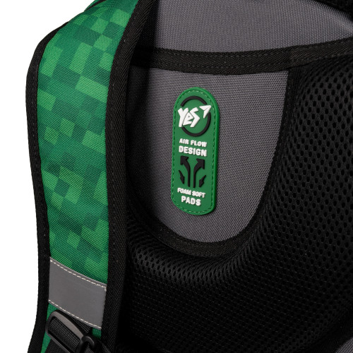 Рюкзак школьный полукаркасный Yes Minecraft S-91 — 9850 Рюкзак школьный полукаркасный Yes Minecraft S-91 — 9850