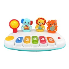 Іграшкове піаніно WinFun Звірята з музикою та світлом (240801-NL)