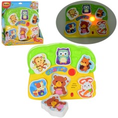 Сортер музичний WinFun Тваринки-пазли з музикою та світлом (0771-NL)