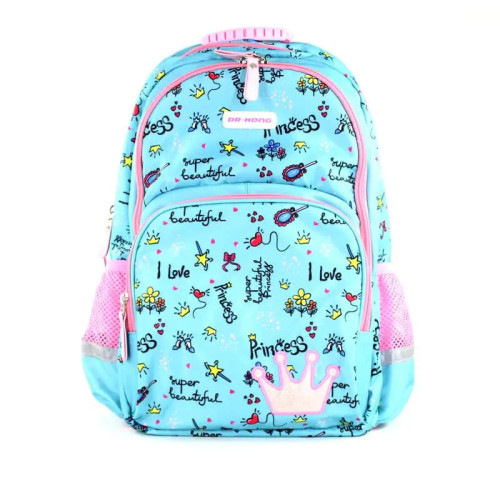 Рюкзак дитячий ортопедичний  Z1200111, зелений,  M,  Dr.Kong