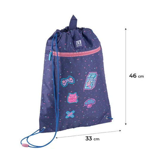Школьный набор Kite 770M Pixel Love(рюкзак, пенал, сумка для обуви) — 9957