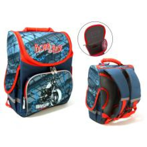Рюкзак шкільний каркасний, Born in ride, 34*26*15см, Space, C.