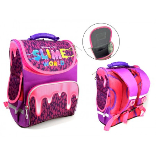 Рюкзак шкільний каркасний, Slime world, 34*26*15см, Space, C.