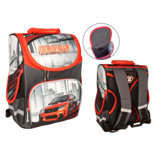 Рюкзак шкільний каркасний,  Urban, 34*26*15см, Space, C.