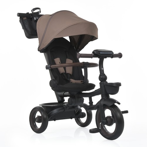 Триколісний велосипед Turbo Trike з капюшоном Hot Chocolate (MT 1038-1) — 28571
