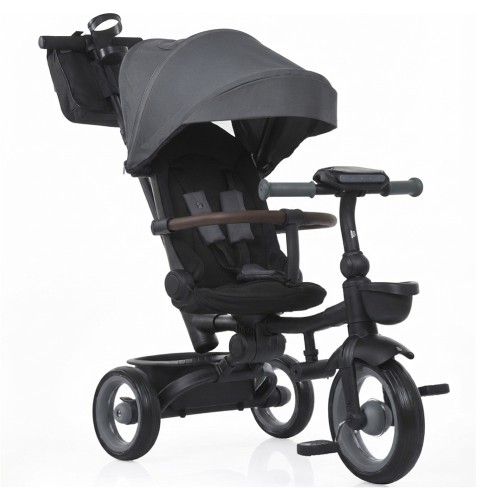 Триколісний велосипед Turbo Trike з капюшоном (MT 1038-1 Charcoal Gray) — 28574