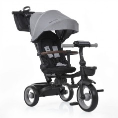 Триколісний велосипед Turbo Trike з капюшоном (MT 1038-1 Medium Gray)