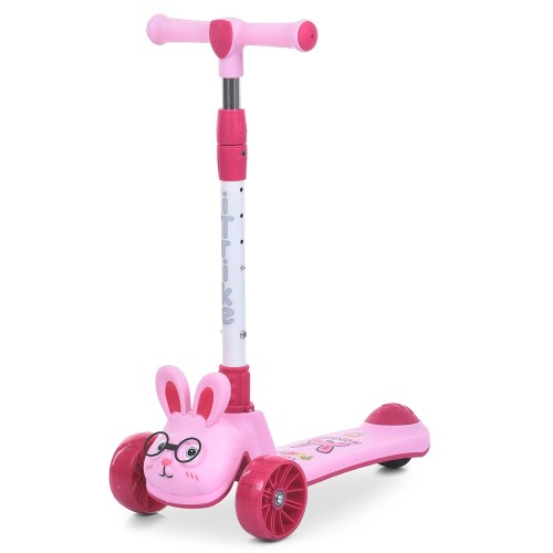Триколісний самокат iTrike Bunny зі світлом та музикою (JR3-181-P) — 28635